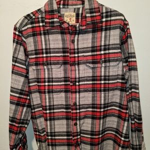 Men's M Red Head Flanel